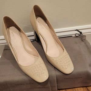 100% Authentic Bottega Veneta Cherbourg Heels Size 36.5